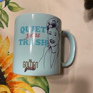 Golden girls mug large Quiet you trash Blanche mug
